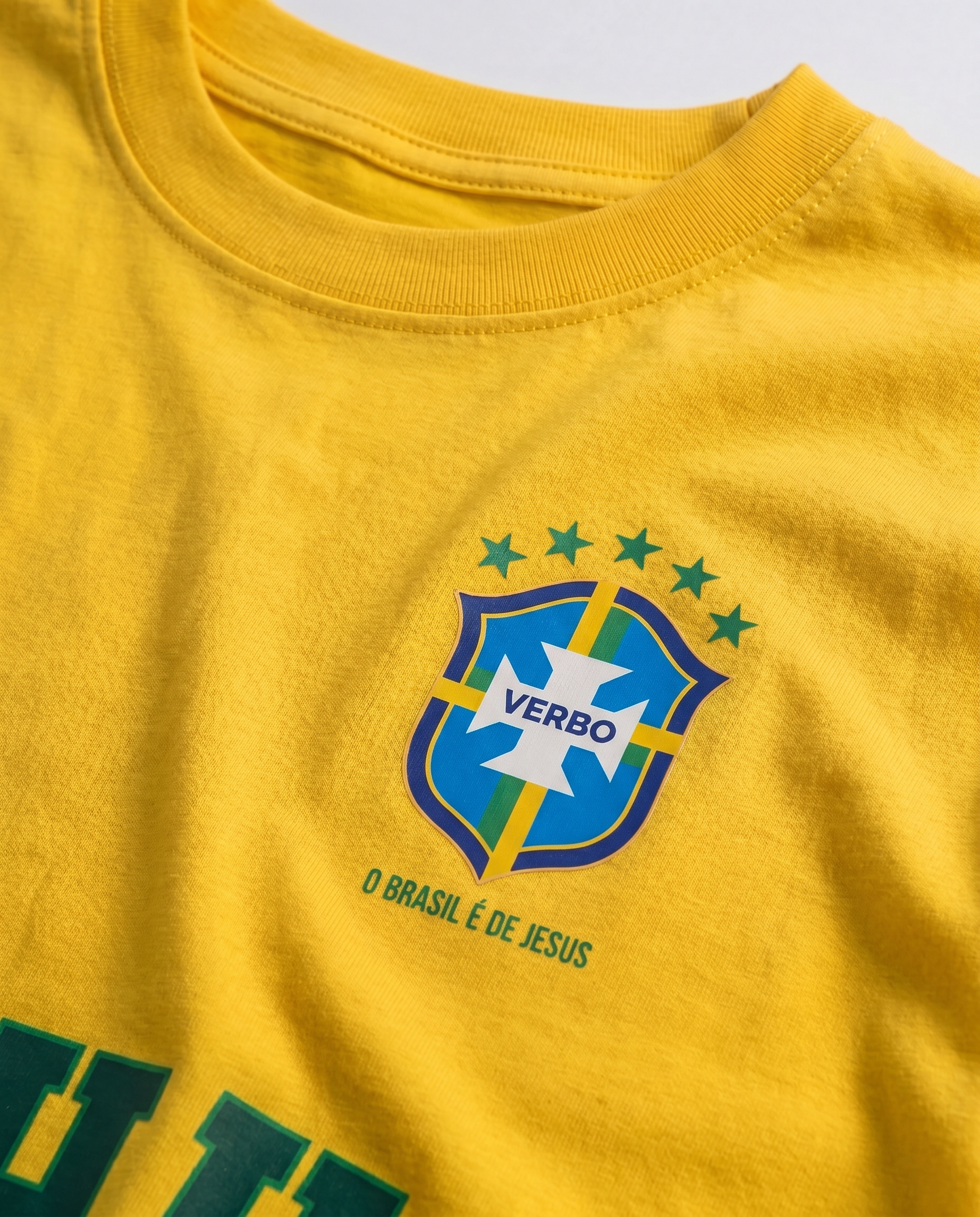 Camiseta Oversized Amarela - Rei das Nações
